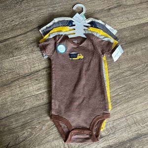 Carters 5 piece onesie construction set NWT 18mo